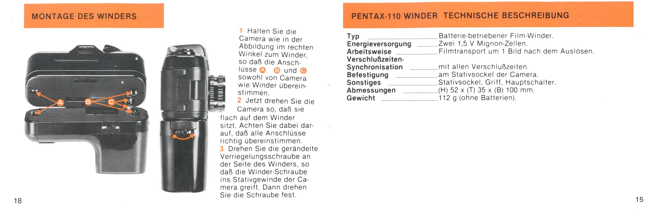 Pentax 110 Manual